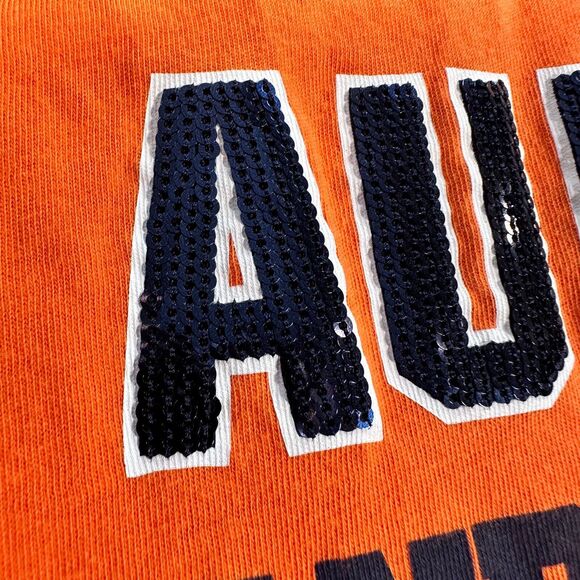 Victoria's Secret Auburn Tigers Tank Top Size Medium Racerback Sequin Y2K - Picture 4 of 8